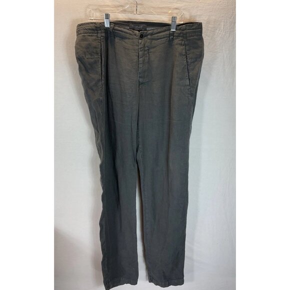 Transit Uomo Mens Gray 100% Linen Made in Italy Size XL resort Luxury‎ - Picture 1 of 9